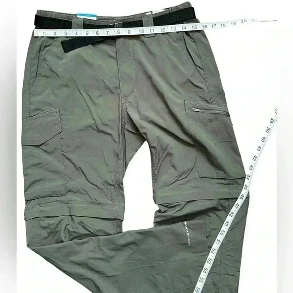Columbia Convertible Pants Men's 30 x 30 Green Omni Shade Sun Protection Hiking - Picture 8 of 9